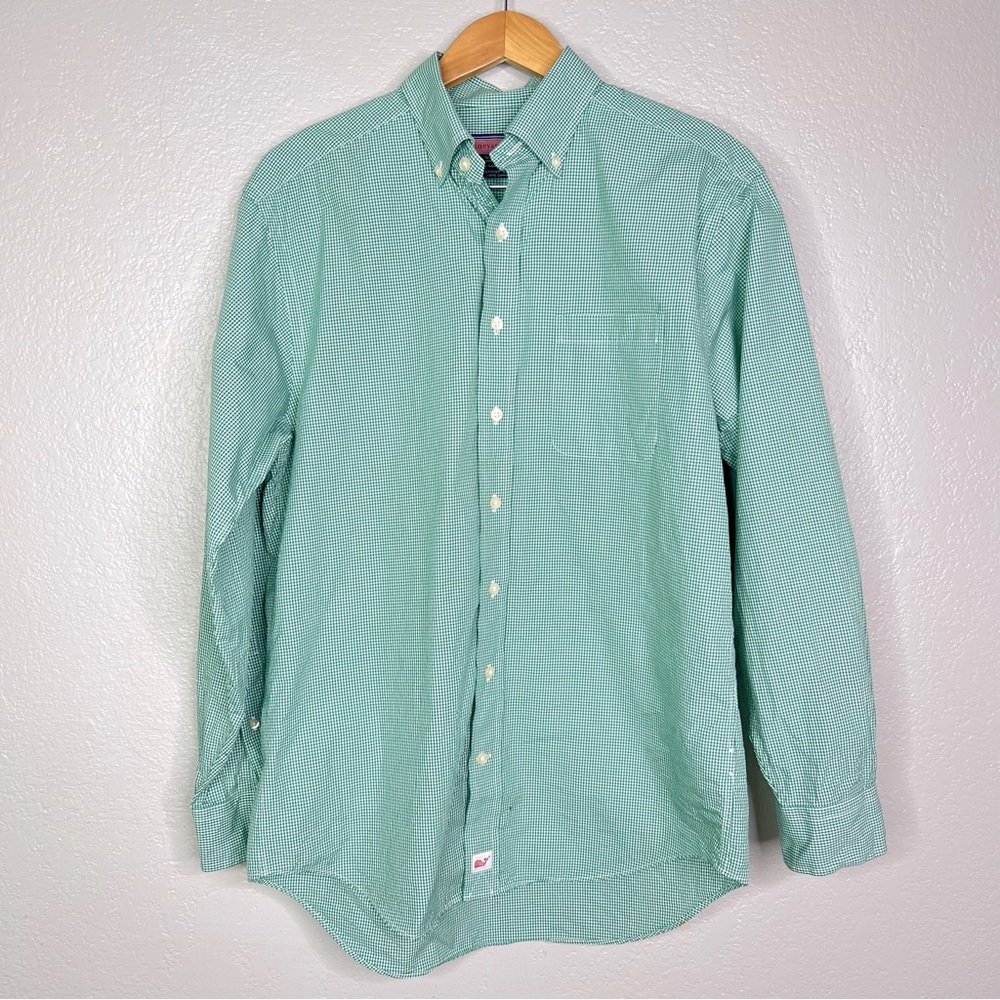 Vineyard vines Murray shirt button-down gingham sz medium